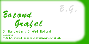botond grafel business card